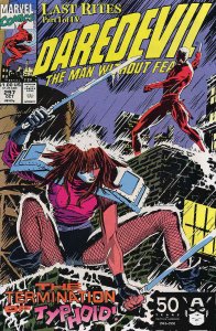 Daredevil #297 FN ; Marvel | Last Rites 1 Typhoid Mary