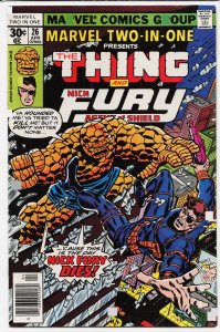 Marvel Two-in-One #26 (1977) Nick Fury
