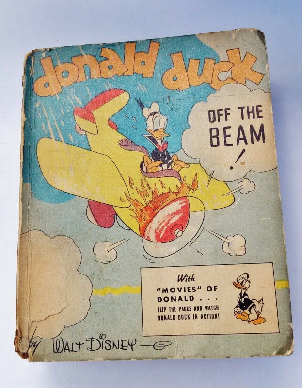 1943 Donald Duck - Off the Beam ~ #1438 BIG LITTLE BOOK (FN-) WH