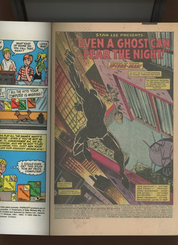 (1984) The Amazing Spider-Man #255: COPPER AGE! KEY ISSUE! DIRECT! (9.0/9.2)