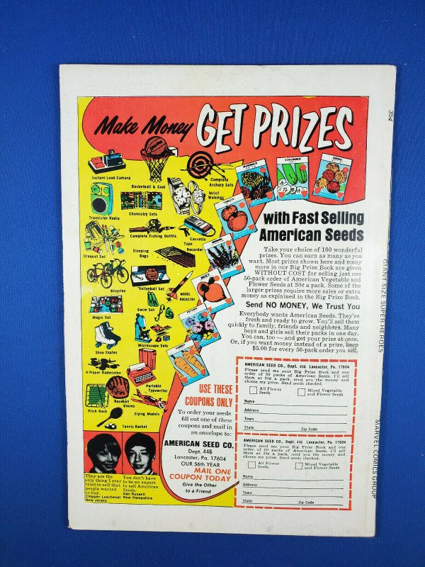 GIANT SIZE SUPERHEROES 1  VF SPIDERMAN MORBIUS 1974