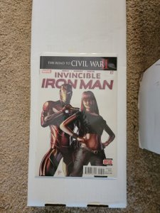 Invincible Iron Man #7 (2016) Cameo first appearance of Riri Williams