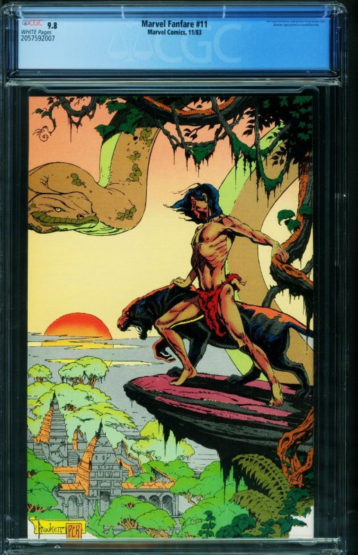 Marvel Fanfare #11  1983 - Marvel -CGC 9.8 - Comic Book-2057592007