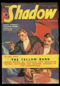 SHADOW AUGUST 15 1937 YELLOW BAND MAXWELL GRANT GIBSON FN 