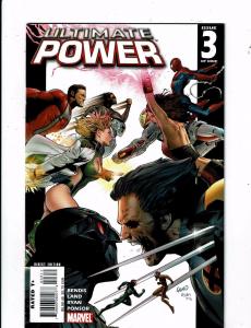 Lot Of 7 Marvel Ultimate Comic Books Power #1 2 3 Secrets #1 Vision #0 1 2 J238