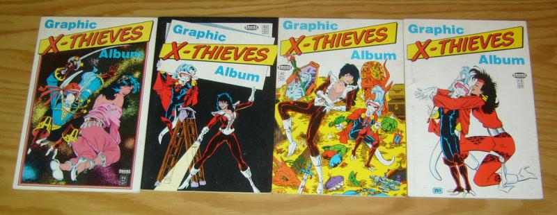 X-Thieves Graphic Album #1-4 FN/VF complete series - comics interview set lot