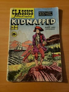 Classics Illustrated #46 - Kidnapped ~ GOOD - VERY GOOD VG  ~ (1948) HRN 118