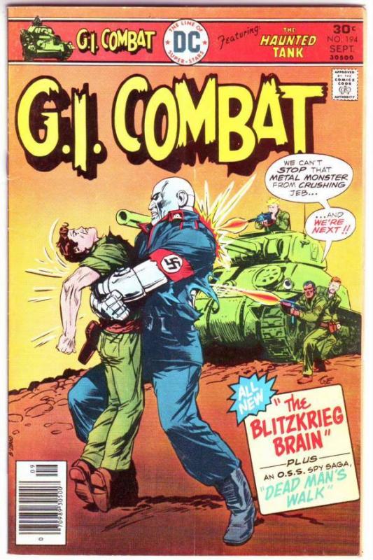 G.I. Combat #194 (Sep-76) VG+ High-Grade The Haunted Tank