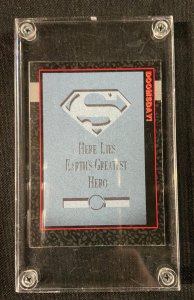 1992 SKYBOX PROMO DEATH OF SUPERMAN CARD #0