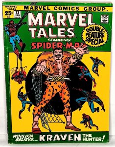 Marvel Tales #33 Spider-Man Kraven the Hunter Marvel Comics 1972 VG-      EB917