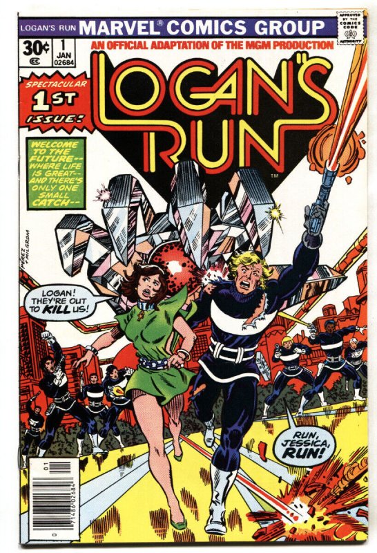 Logan's Run #1-comic book-first issue-high grade-1977 VF+