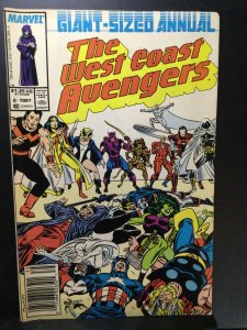 West Coast Avengers Annual #2 Newsstand Edition (1987)