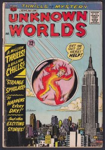 Unknown Worlds #44 1966 ACG 3.0 Good/Very Good comic
