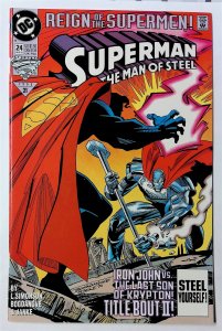 Superman: The Man of Steel #24 (Aug 1993, DC) VF+