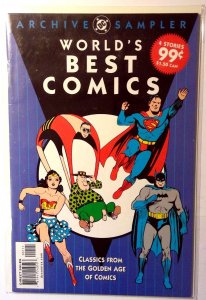 World's Best: Golden Age DC Archives Sampler #1 2003 DC Superman 1st Print Comic