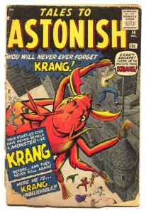 Tales To Astonish #14 1960-MARVEL-KIRBY-DITKO-HORROR ART- FR