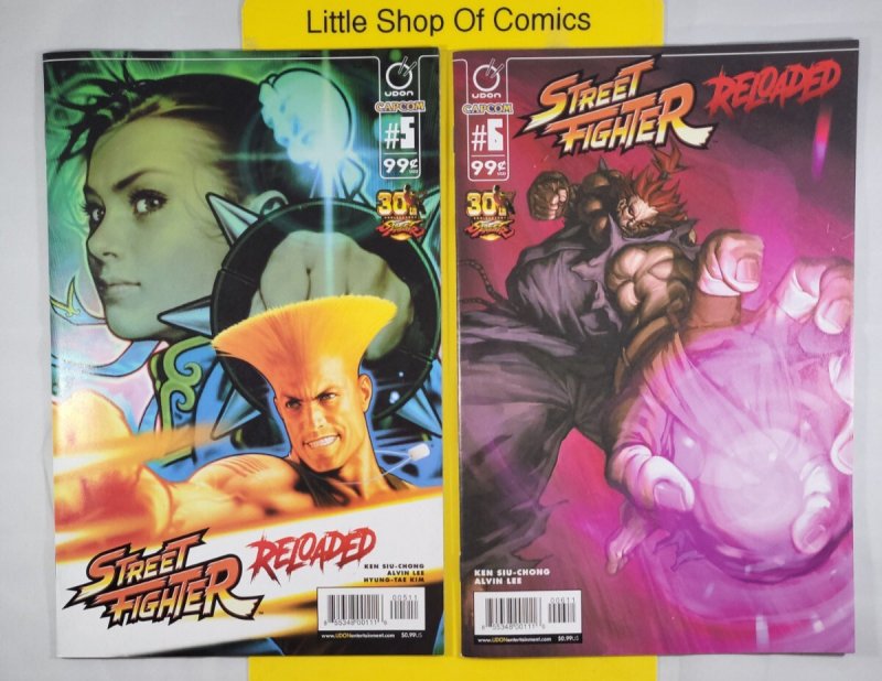 Street Fighter Reloaded #1 2 3 4 5 6 Complete Set 1-6 Udon Comics