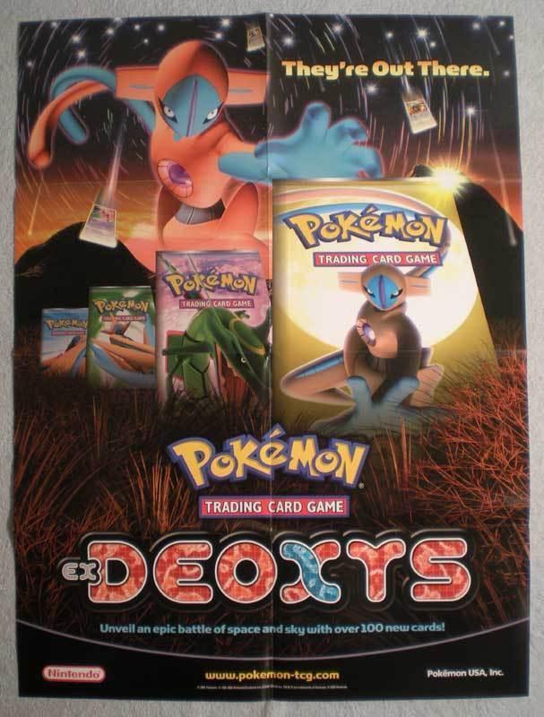 POKEMON TRADING CARD Promo poster, 20" x 27", Unused, more in our store |  Comic Collectibles - Posters