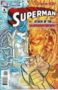 Superman #5 (2012) - NM +