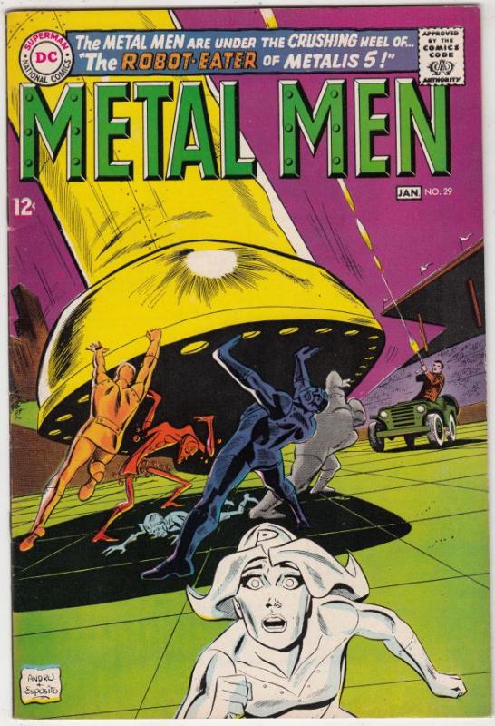 Metal Men #29 (Jan-68) VF/NM High-Grade Metal Men (Led, Tina, Tin, Gold, Merc...