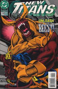 New Titans, The #110 VF ; DC | Marv Wolfman Wildebeest