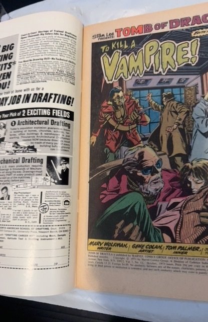 Tomb of Dracula #13 (1973)origin of Blade Devon Frost