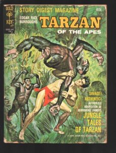Tarzan of the Apes-Story Digest Magazine #1  1970 - Gold Key  -VG - Comic Book