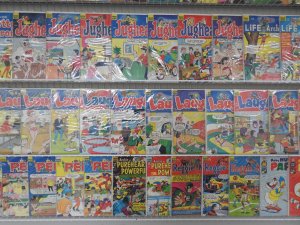 Huge Lot of 105 Cartoon Comics W/ Archie, Betty and Veronica +More Avg. FN Cond.