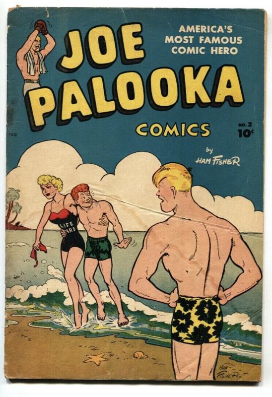 JOE PALOOKA #2-SPICY LIFEGUARD COVER G