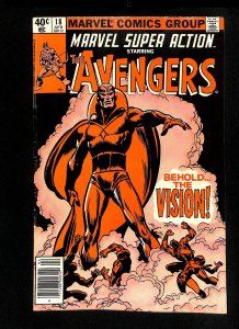 Marvel Super Action #18 1st Vision Avengers #57 reprint!