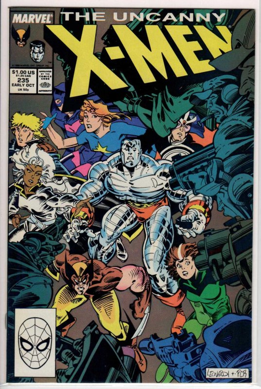 The Uncanny X-Men #235 Direct Edition (1988) 8.5 VF+