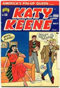 Katy Keene #10 1953- Spicy Bill Woggon art- Fashions Archie comics FN