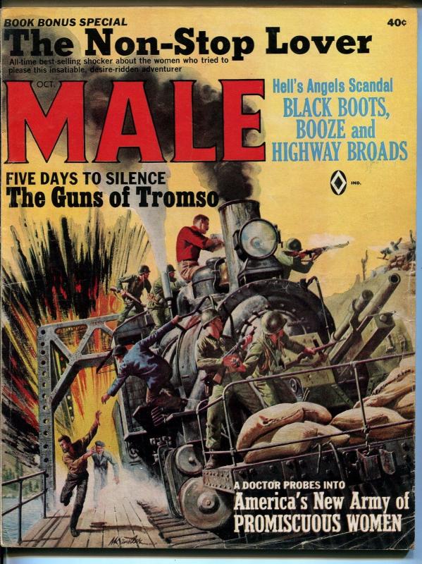 Male 10/1965-Atlas-pulp-Hanna Moore cheesecake-Minney- Kunstler-Copeland-FN