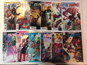 Ms. Marvel (2016) #1-11 13-38 (VF+/NM) Near Complete Run Set Kamala Khan