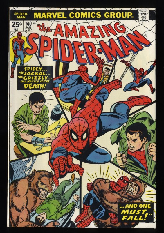 Amazing Spider-Man #140 VF+ 8.5