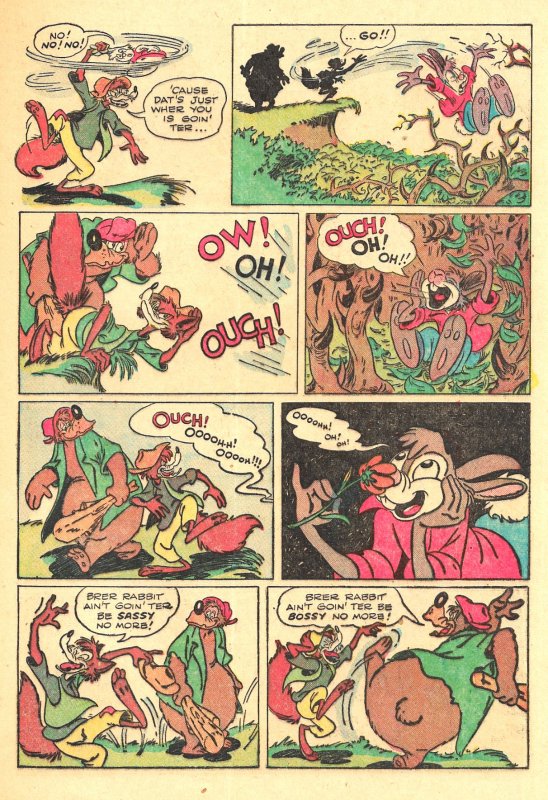 DISNEY'S UNCLE REMUS & TALES OF BR'ER RABBIT (1946) Dell 4-Color #129  8.0 VF