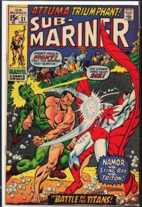 Sub-Mariner #31 (1970) Namor the Sub-Mariner