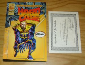 Hardcase #1 VF/NM signed by james hudnall w/COA (#7 of 5,000) malibu ultraverse