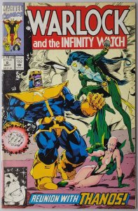 Warlock And Infinity Watch 8 Marvel 1992 4.0 VG Thanos Gamora Drax Jim Starlin