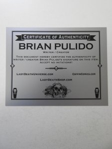 Lady Death: Nightmare Symphony Holo Foil Edition (2018) NM Cond! Signed W/ COA!