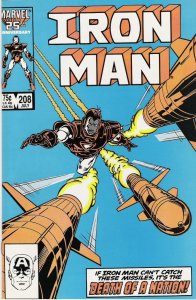 Iron Man #208 Direct Edition (1986)  F/VF 7.0