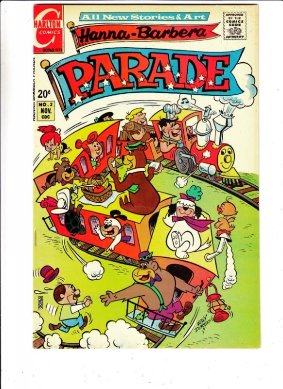 Hanna-Barbera Parade #2 (Nov-71) VF+ High-Grade Hanna-Barbera Studio Charecte...