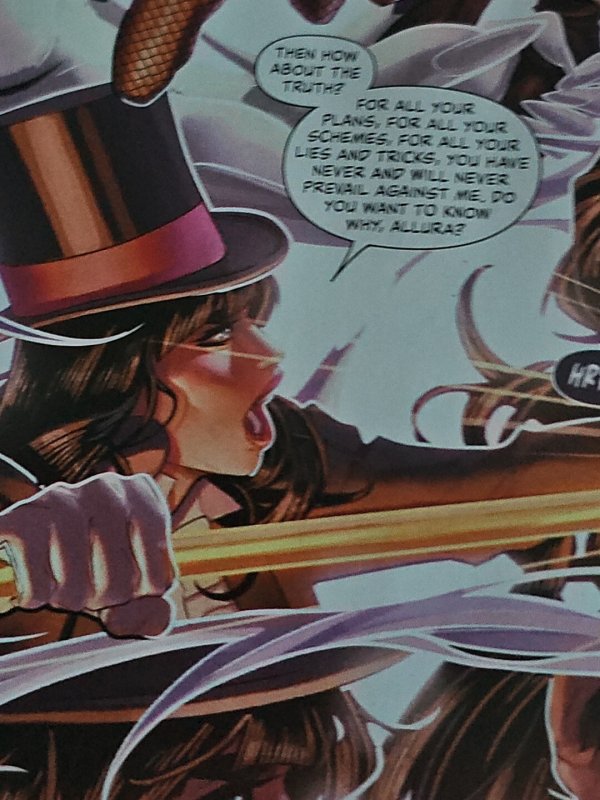 2025 ZATANNA 6 Frank Cho Variant Jamal Campbell Mini Series Final Issue