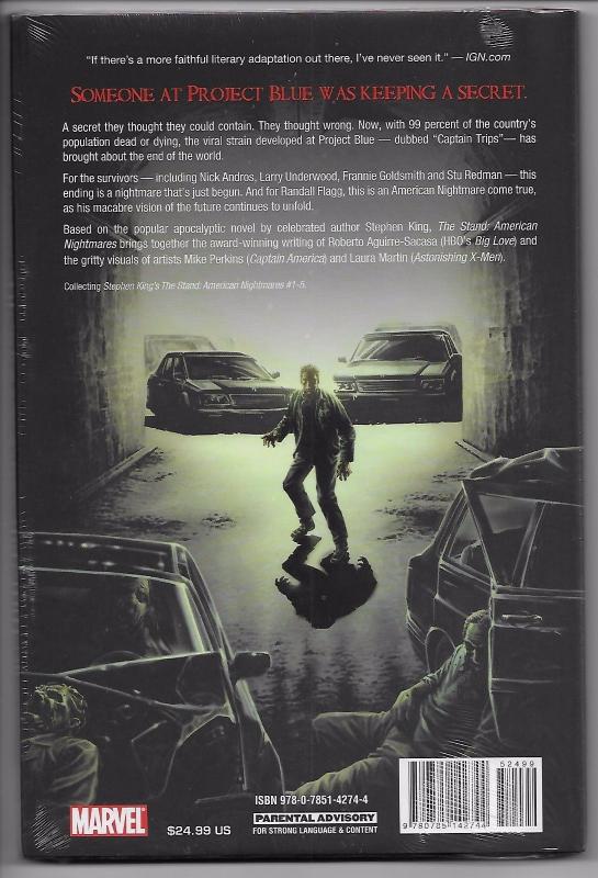 Stephen King The Stand American Nightmares Hardcover (Marvel) - New/Sealed!