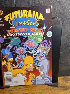 Futurama - Simpsons Infinitely Secret Crossover Crisis #1 (2002) Futurama