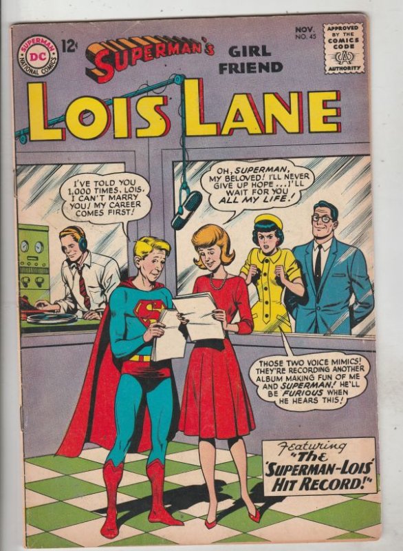 Lois Lane, Superman's Girlfriend  #45 (Nov-63) FN/VF+ Mid-High-Grade Superman...