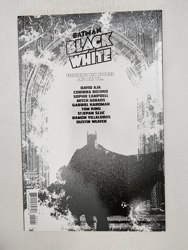 Batman Black and White 2 Variant Cover