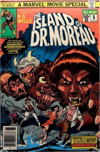 The Island of Dr. Moreau #1 (1977, Marvel) VG/FN