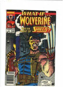 What If? #7 VF 8.0 Newsstand Marvel 1989 Rob Liefeld, Wolverine Agent of Shield