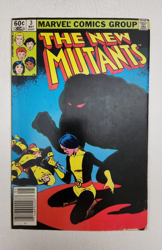 The New Mutants #3 (1983) newstand 1st Demon Bear cameo